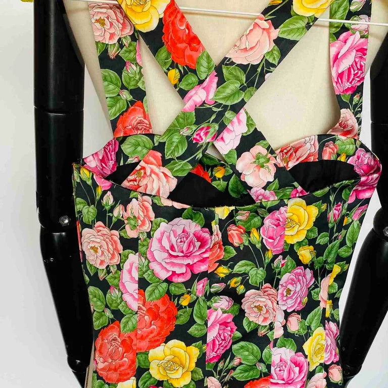 Robe Caraco Yves Saint Laurent à fleurs