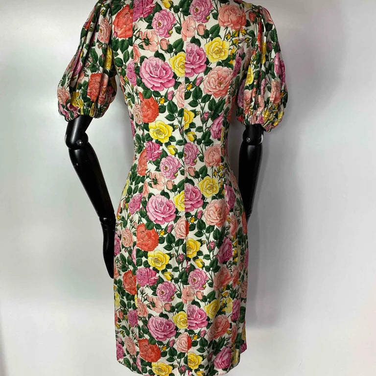 Robe Yves Saint Laurent à fleurs