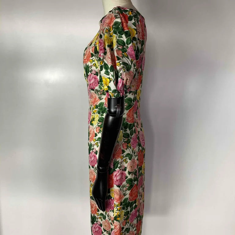 Robe Yves Saint Laurent à fleurs