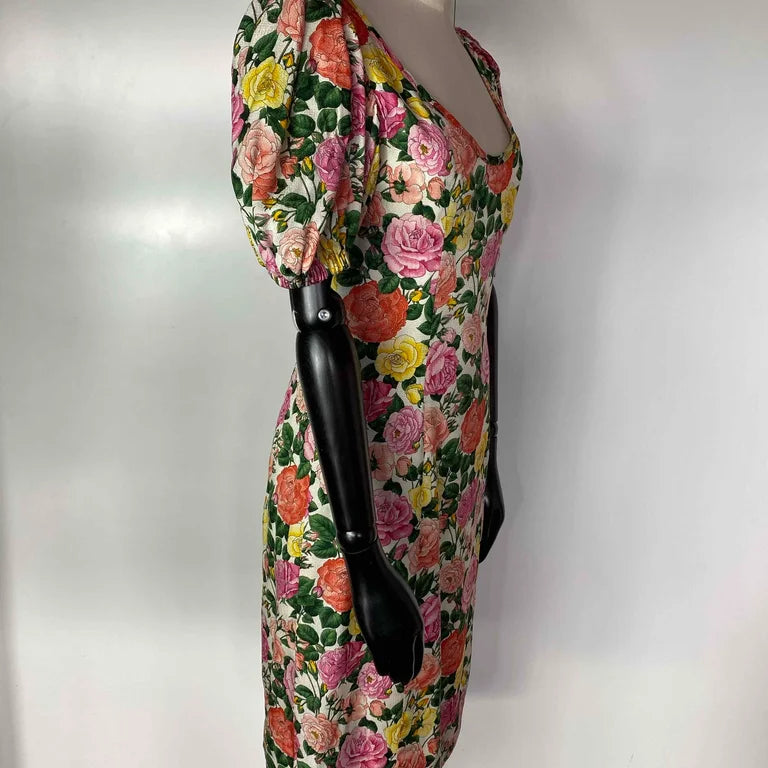 Robe Yves Saint Laurent à fleurs