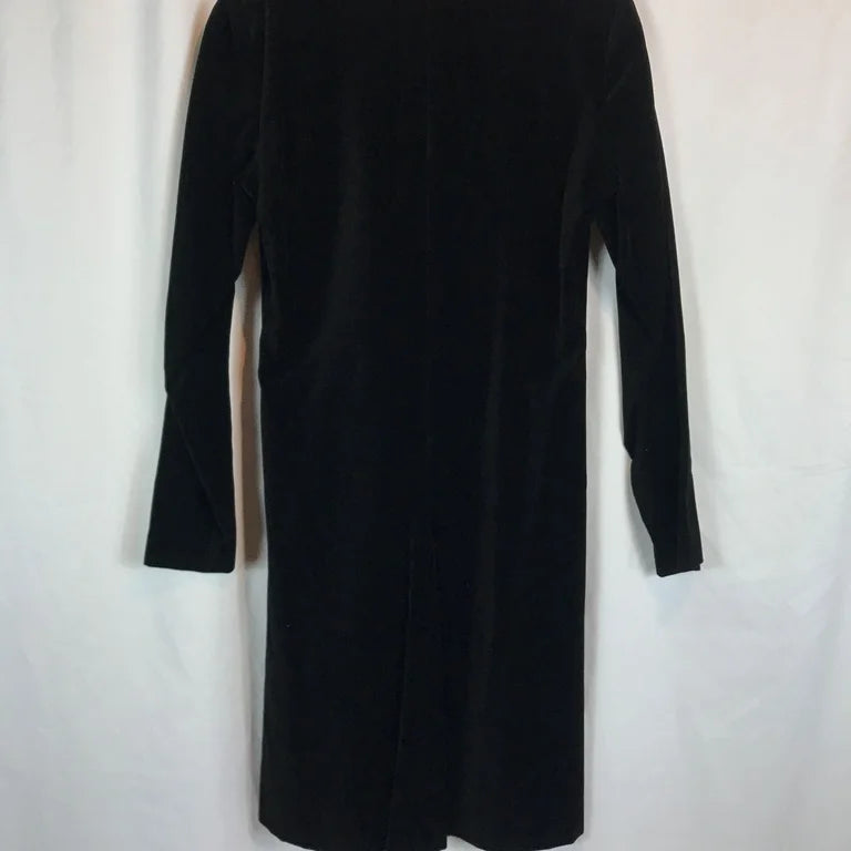 Robe noir Yves Saint Laurent en velours