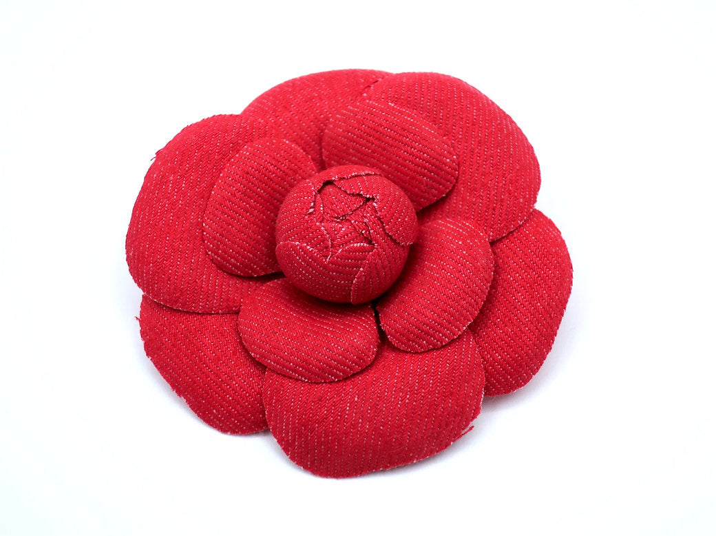 Broche Camélia Rouge Chanel