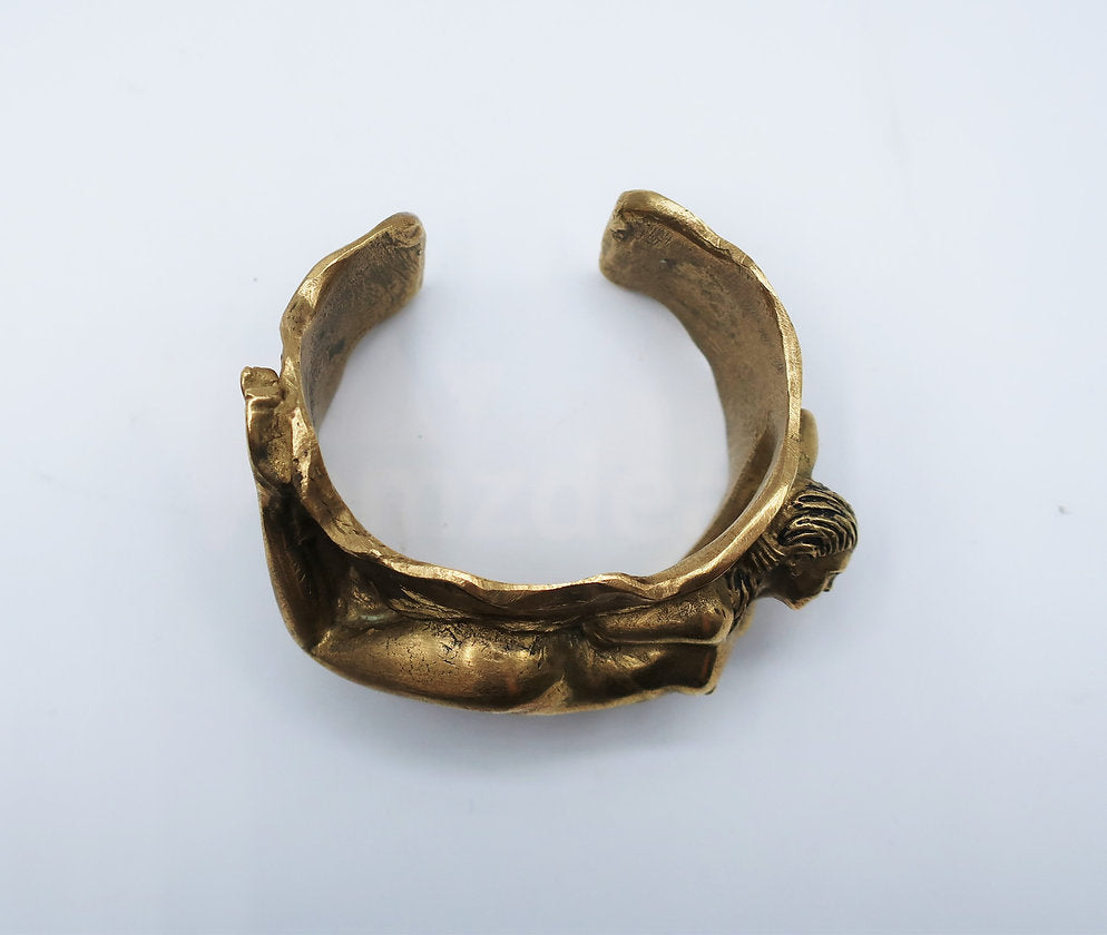 Bracelet de manchette en Bronze