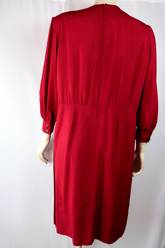 Robe rouge Chanel Haute Couture