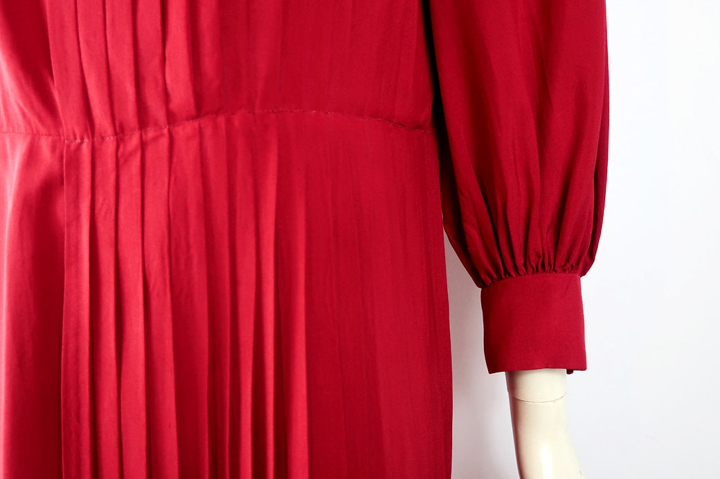 Robe rouge Chanel Haute Couture