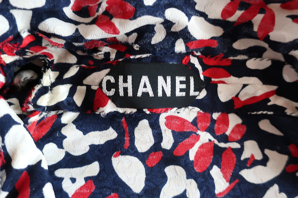 Veste en soie Chanel Haute Couture