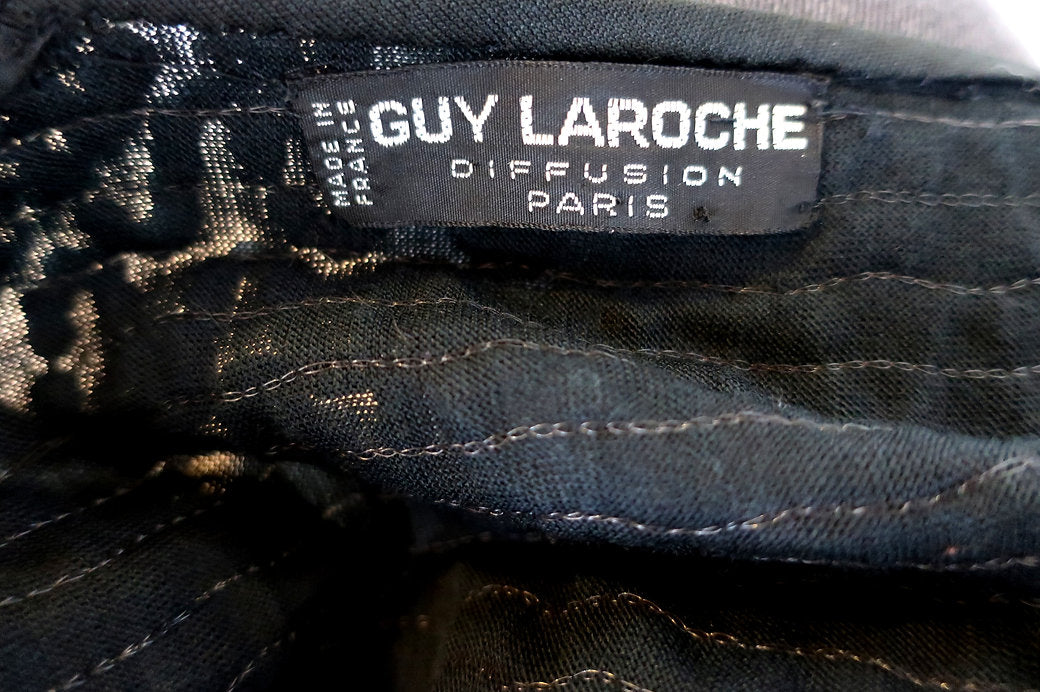 Robe Noire à Sequins Guy Laroche