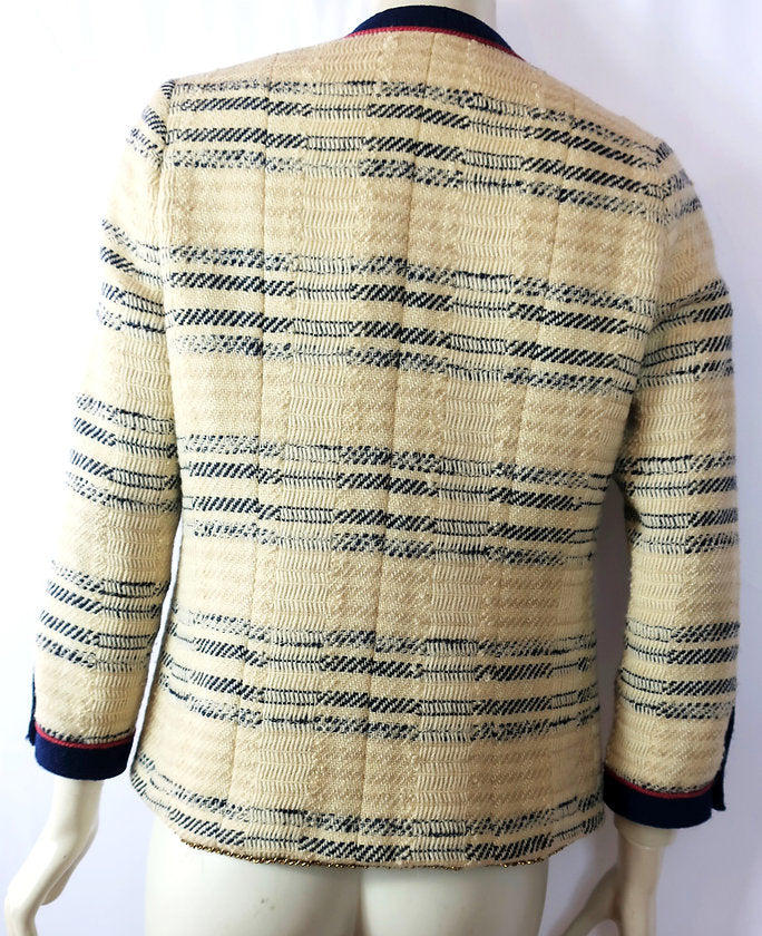 Veste Chanel Beige en Tweed