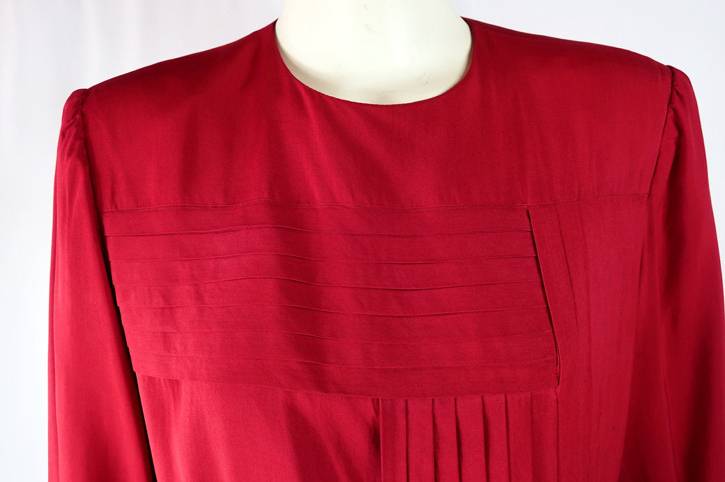 Robe rouge Chanel Haute Couture