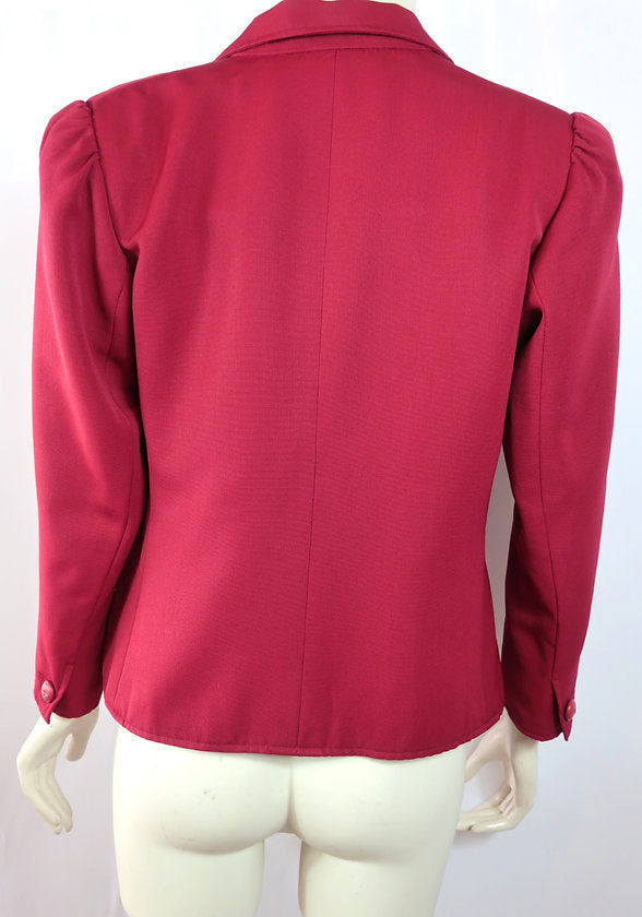 YSL Rive Gauche Blazer Rouge Profond