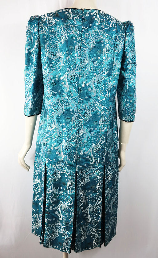 Robe Bleue à Imprimé Maurice Roger