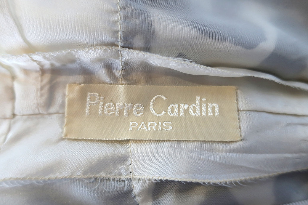 Robe en soie à Motif Pierre Cardin Haute Couture