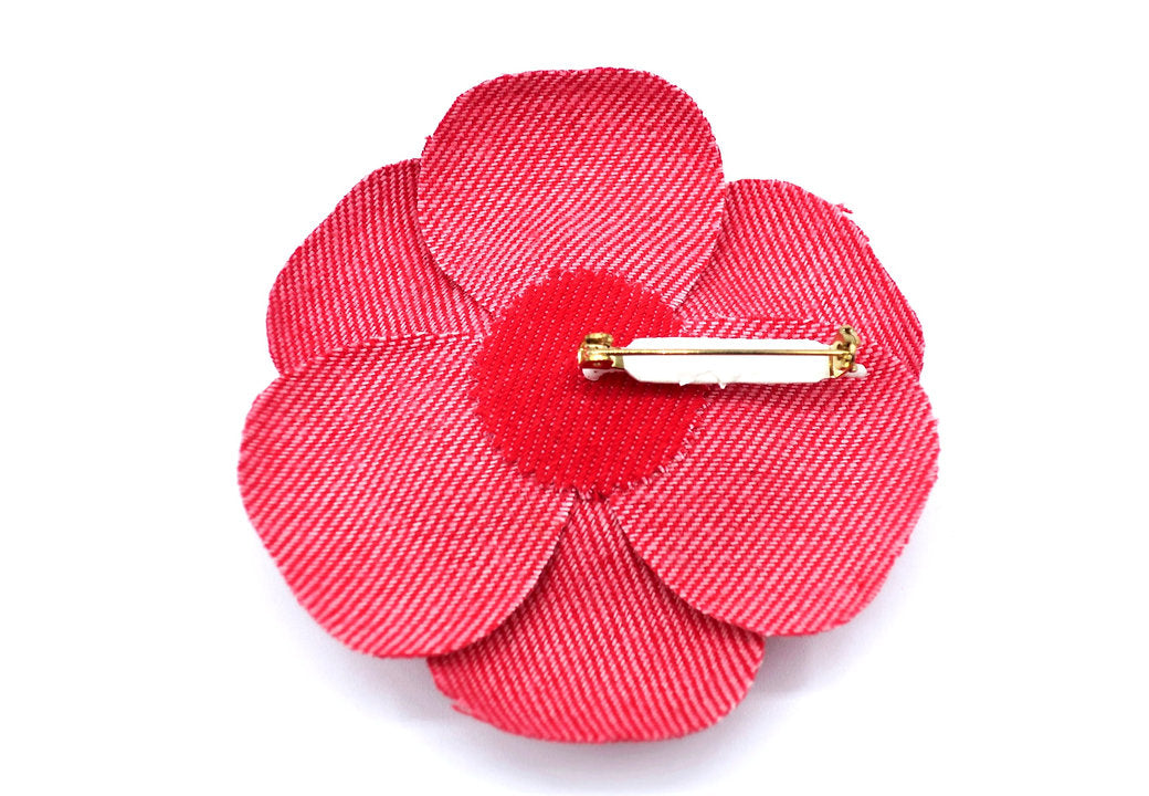 Broche Camélia Rouge Chanel