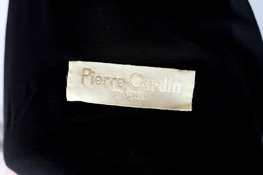 Robe en Soie à Perles Pierre Cardin Haute Couture