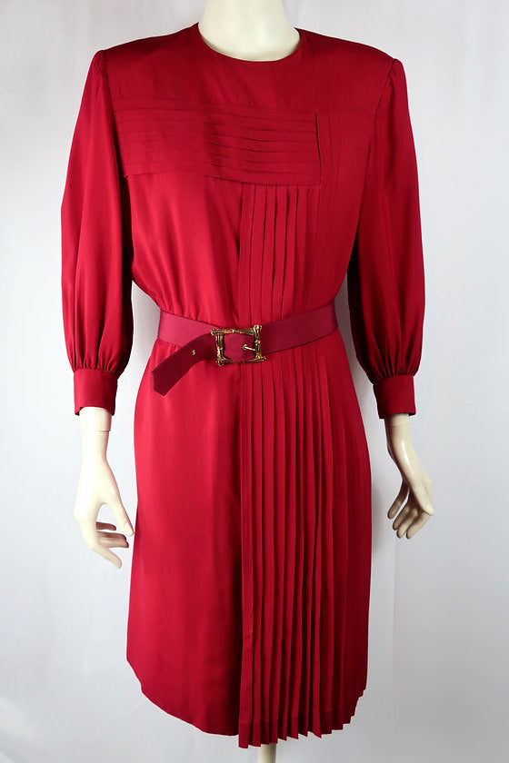 Robe rouge Chanel Haute Couture