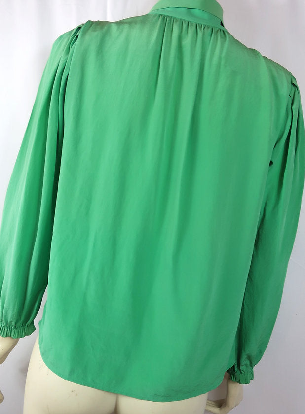 Blouse Verte YSL Rive Gauche