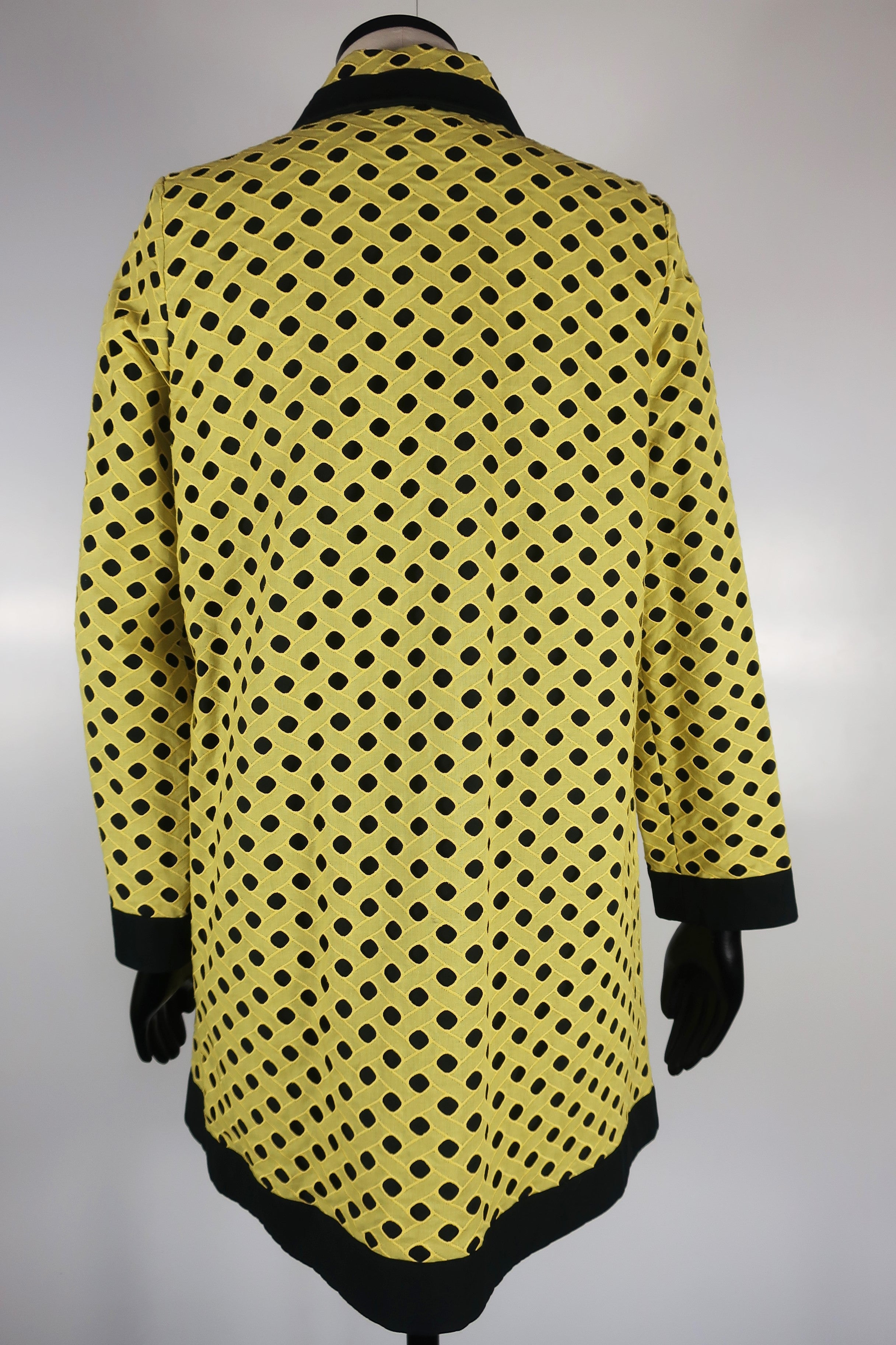 Manteau à pois jaune JC de Castelbajac