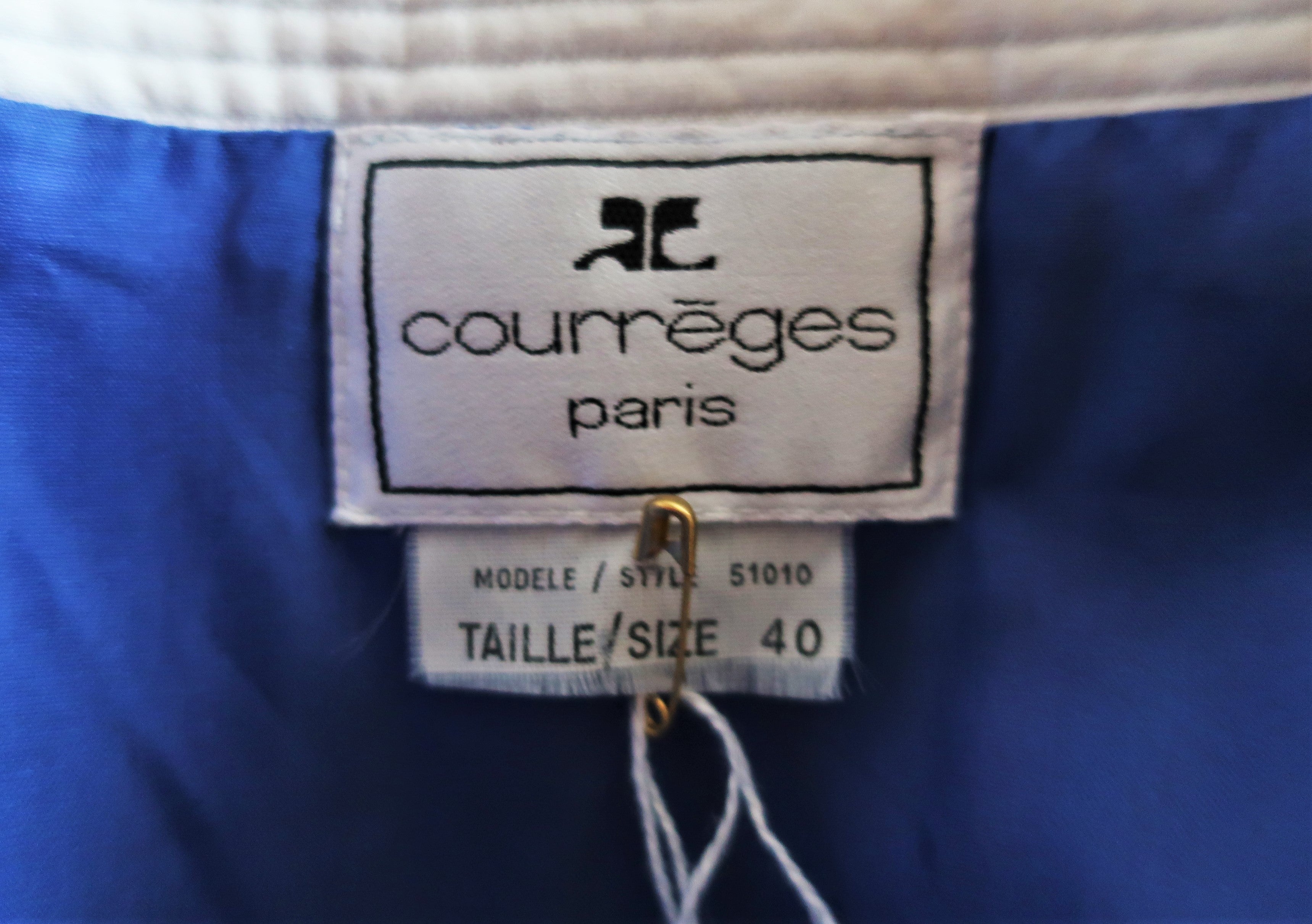 Courrèges Blazer Bleu