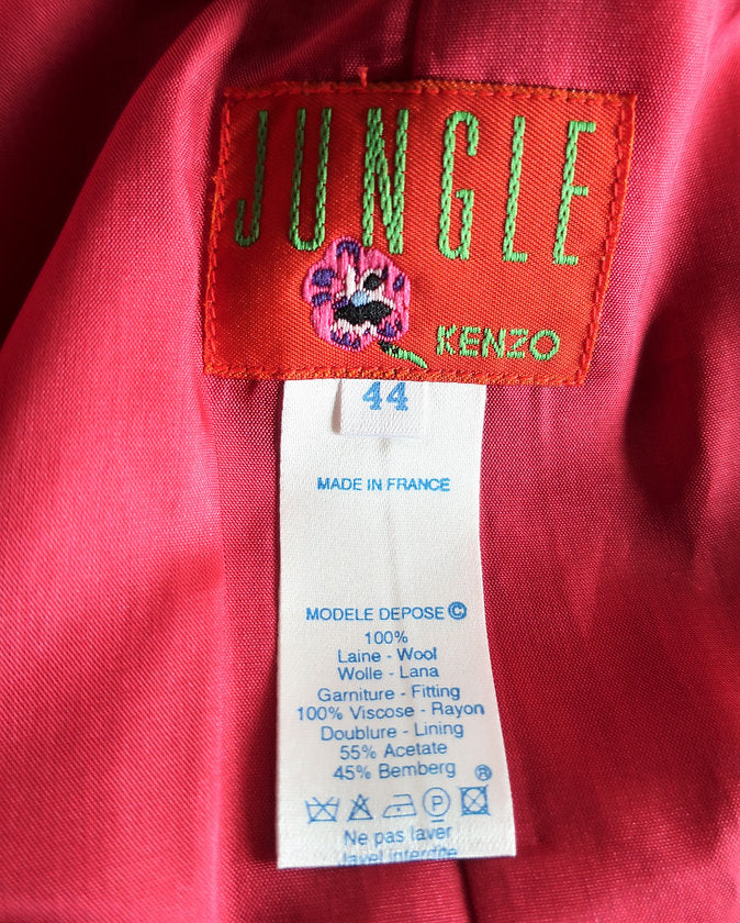 Veste Fuchsia en Laine Kenzo