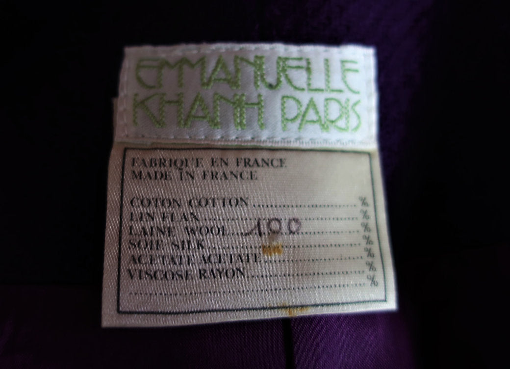 Veste Emmanuelle Khan