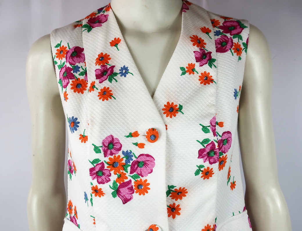 Veste à imprimé floral