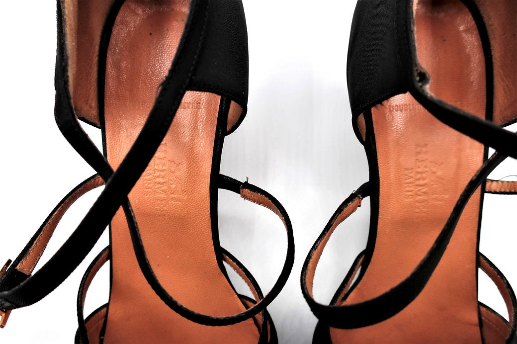 Chaussures à Talons Noires Hermès