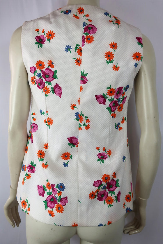 Veste à imprimé floral