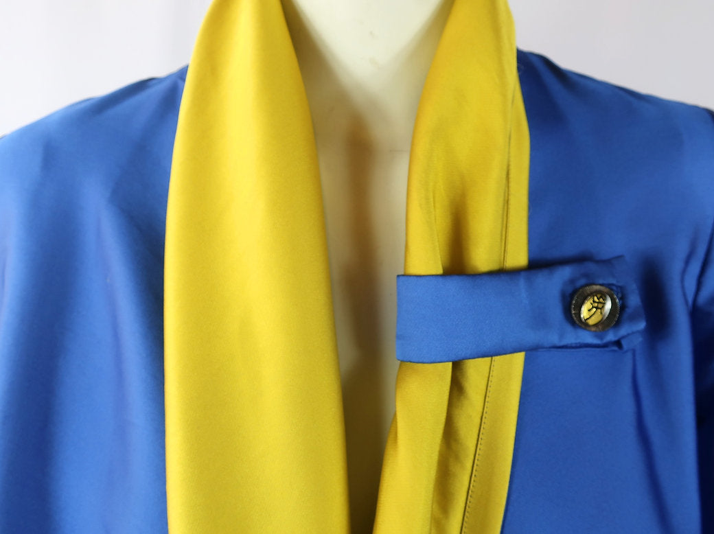 Manteau Bleu et Jaune JC de Castelbajac